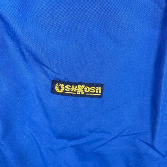 OshKosh Blue Lined Vintage Sleeveless Windbreaker Vest Mens Large GUC - Picture 10 of 10